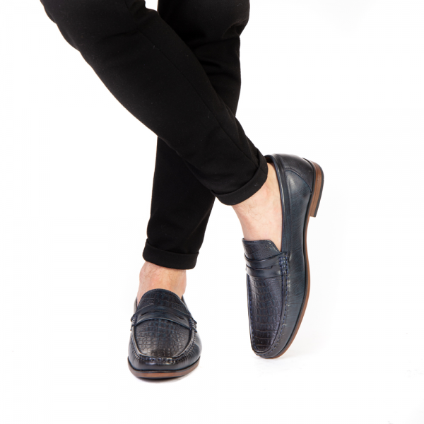 Ανδρικά παπούτσια Lister σκούρο μπλε - Kalapod.gr